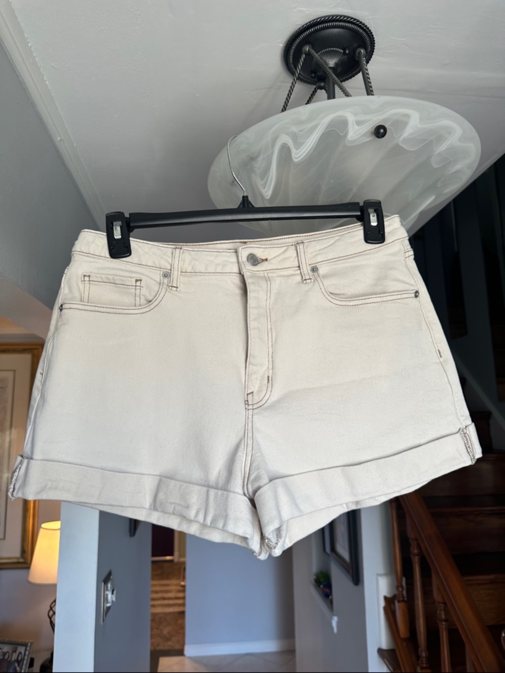 🌺 Wild Fable Women’s High-Rise Cuffed Shorts Sz 12